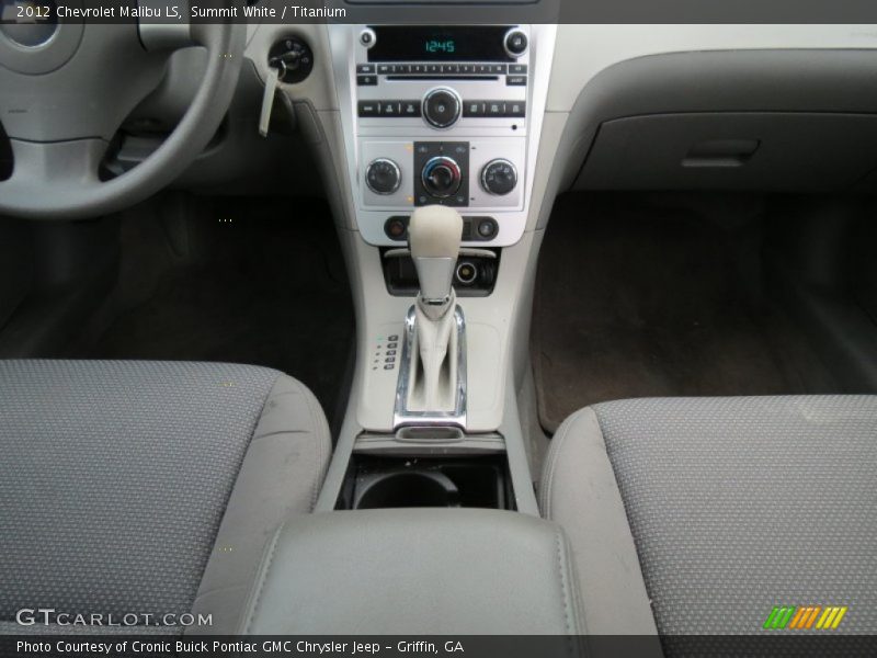 Summit White / Titanium 2012 Chevrolet Malibu LS