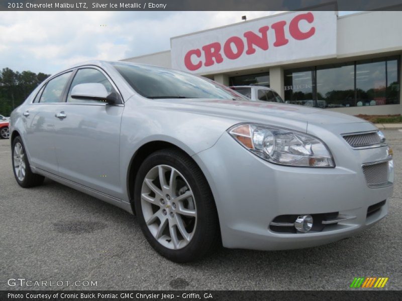 Silver Ice Metallic / Ebony 2012 Chevrolet Malibu LTZ