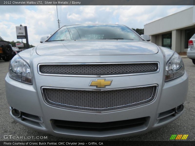 Silver Ice Metallic / Ebony 2012 Chevrolet Malibu LTZ