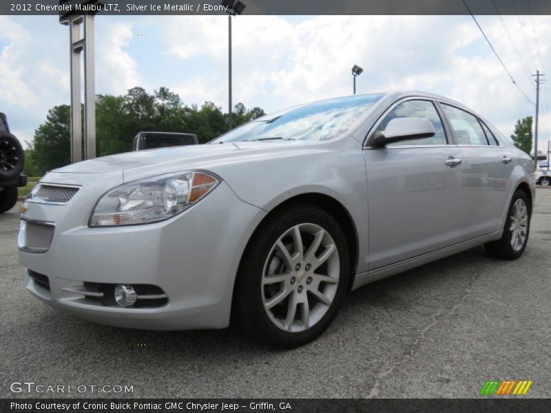 Silver Ice Metallic / Ebony 2012 Chevrolet Malibu LTZ