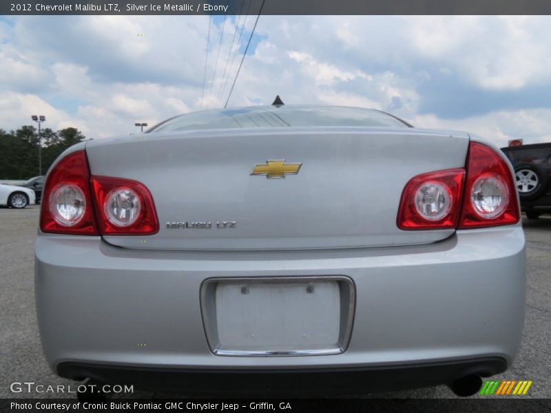 Silver Ice Metallic / Ebony 2012 Chevrolet Malibu LTZ