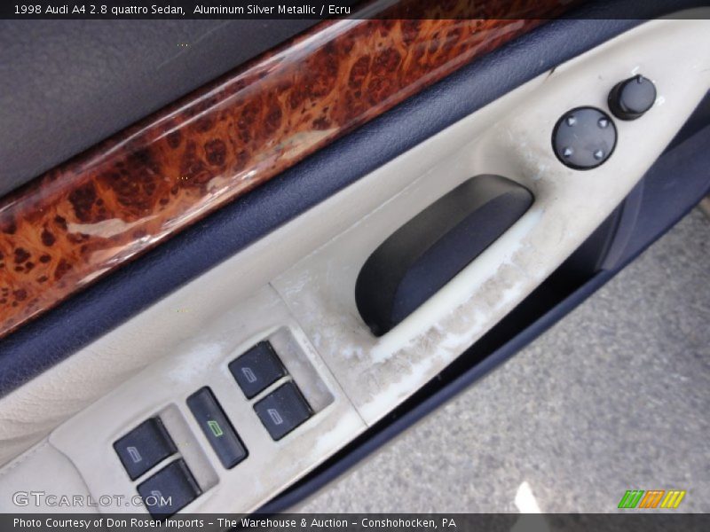 Aluminum Silver Metallic / Ecru 1998 Audi A4 2.8 quattro Sedan