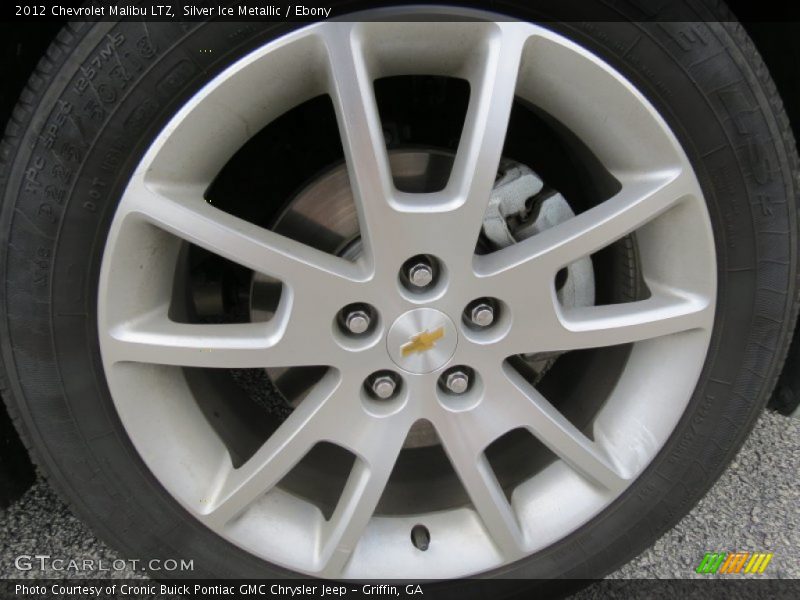 Silver Ice Metallic / Ebony 2012 Chevrolet Malibu LTZ