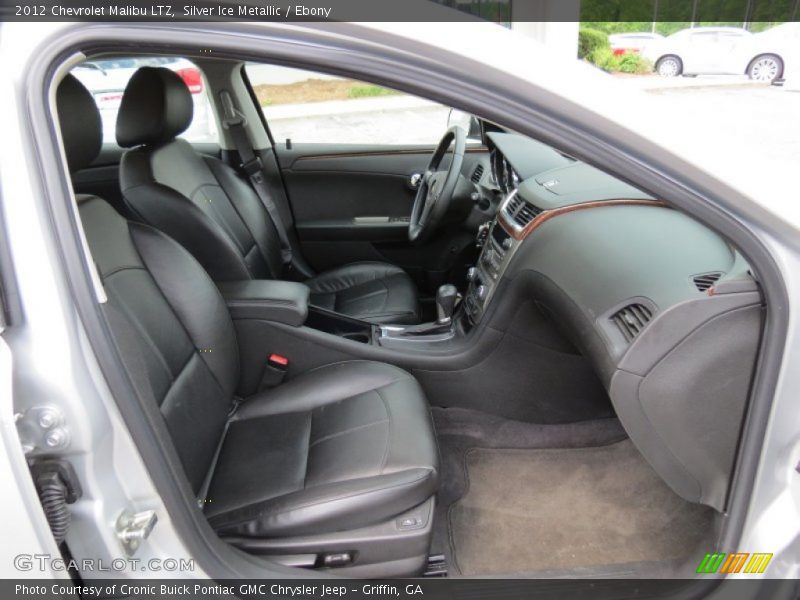 Silver Ice Metallic / Ebony 2012 Chevrolet Malibu LTZ