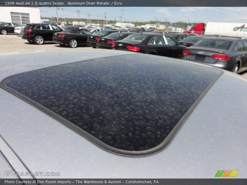 Aluminum Silver Metallic / Ecru 1998 Audi A4 2.8 quattro Sedan