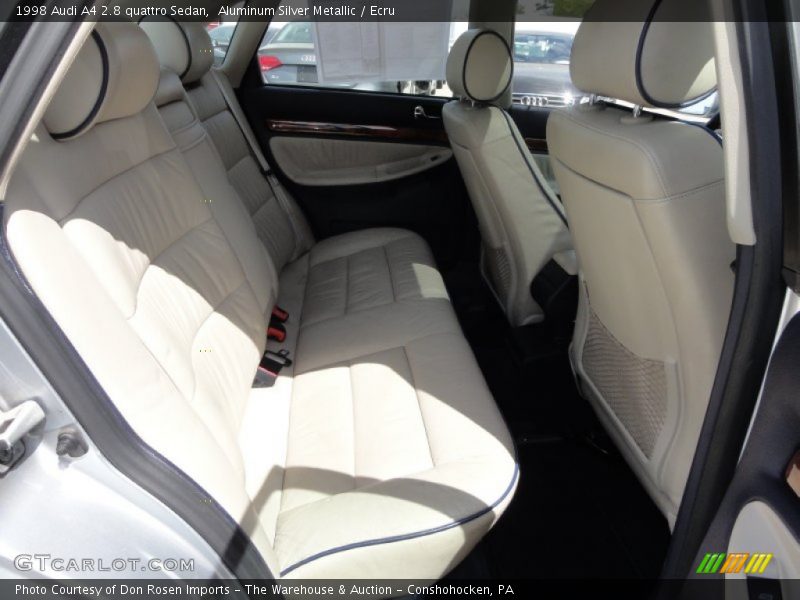 Aluminum Silver Metallic / Ecru 1998 Audi A4 2.8 quattro Sedan