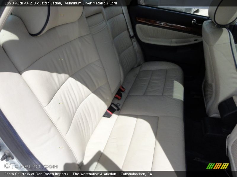 Aluminum Silver Metallic / Ecru 1998 Audi A4 2.8 quattro Sedan