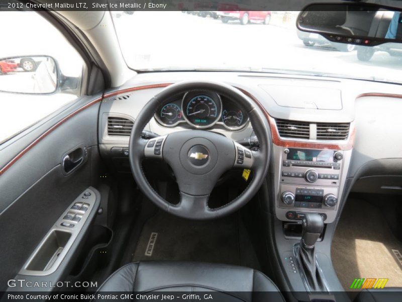 Silver Ice Metallic / Ebony 2012 Chevrolet Malibu LTZ