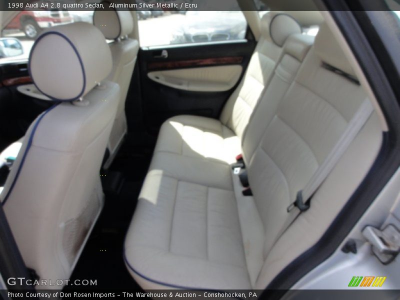 Aluminum Silver Metallic / Ecru 1998 Audi A4 2.8 quattro Sedan