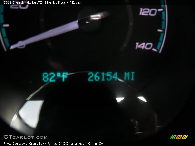 Silver Ice Metallic / Ebony 2012 Chevrolet Malibu LTZ