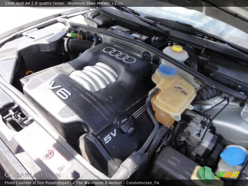 Aluminum Silver Metallic / Ecru 1998 Audi A4 2.8 quattro Sedan