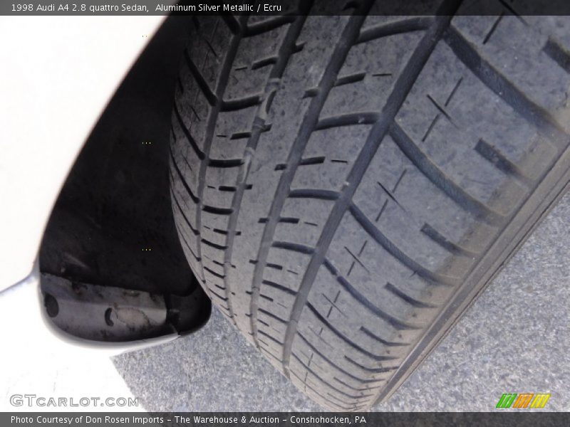 Aluminum Silver Metallic / Ecru 1998 Audi A4 2.8 quattro Sedan