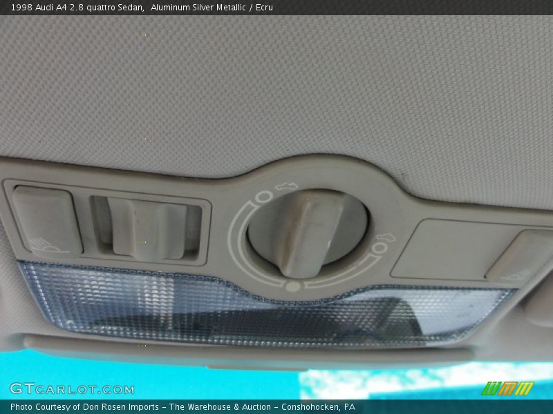 Aluminum Silver Metallic / Ecru 1998 Audi A4 2.8 quattro Sedan