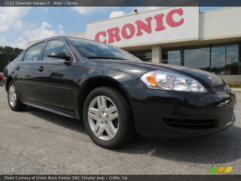 Black / Ebony 2012 Chevrolet Impala LT