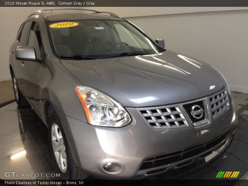 Gotham Gray / Gray 2010 Nissan Rogue SL AWD
