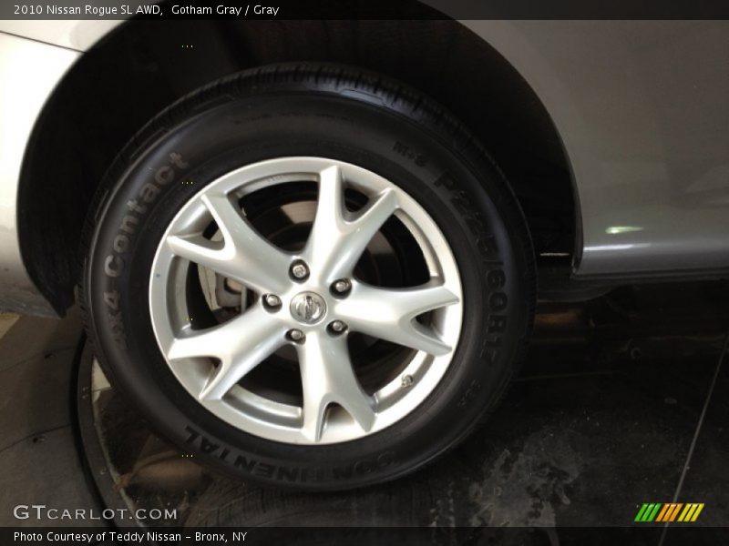 Gotham Gray / Gray 2010 Nissan Rogue SL AWD