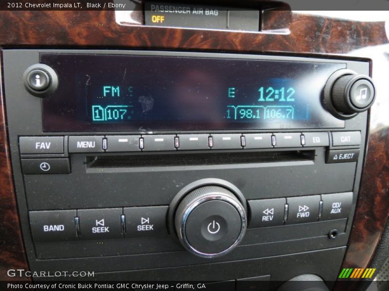 Black / Ebony 2012 Chevrolet Impala LT