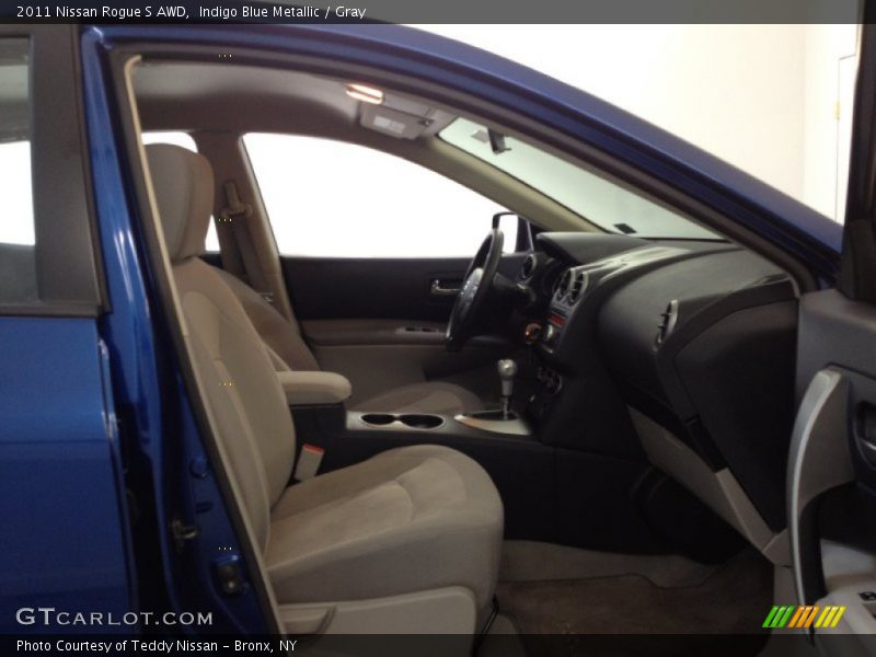 Indigo Blue Metallic / Gray 2011 Nissan Rogue S AWD