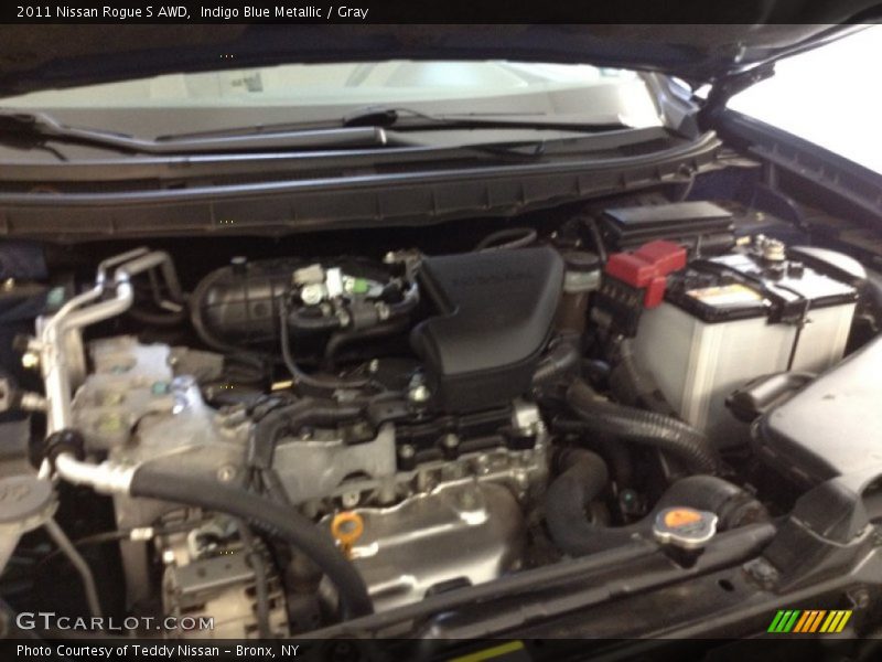 Indigo Blue Metallic / Gray 2011 Nissan Rogue S AWD