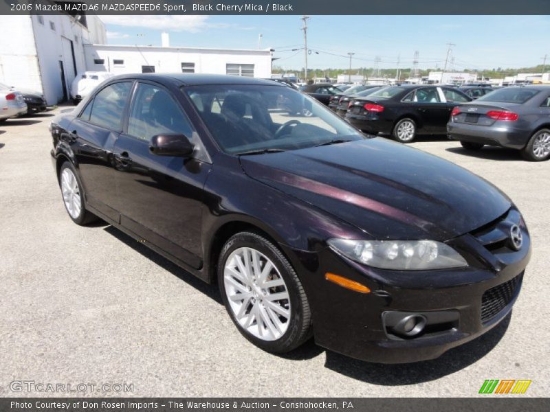 Black Cherry Mica / Black 2006 Mazda MAZDA6 MAZDASPEED6 Sport