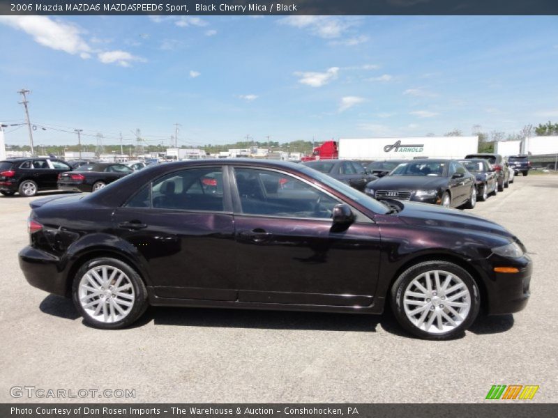 Black Cherry Mica / Black 2006 Mazda MAZDA6 MAZDASPEED6 Sport