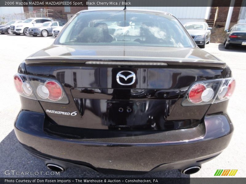 Black Cherry Mica / Black 2006 Mazda MAZDA6 MAZDASPEED6 Sport