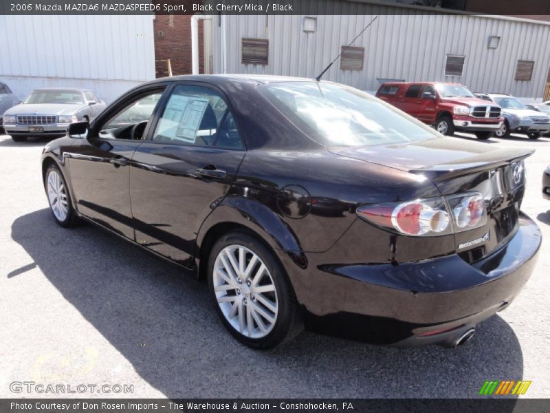 Black Cherry Mica / Black 2006 Mazda MAZDA6 MAZDASPEED6 Sport