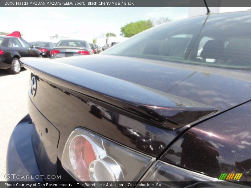 Black Cherry Mica / Black 2006 Mazda MAZDA6 MAZDASPEED6 Sport