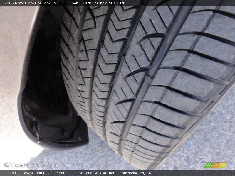 Black Cherry Mica / Black 2006 Mazda MAZDA6 MAZDASPEED6 Sport