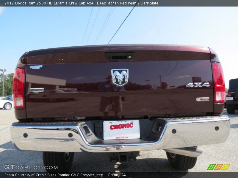 Deep Molten Red Pearl / Dark Slate 2012 Dodge Ram 2500 HD Laramie Crew Cab 4x4
