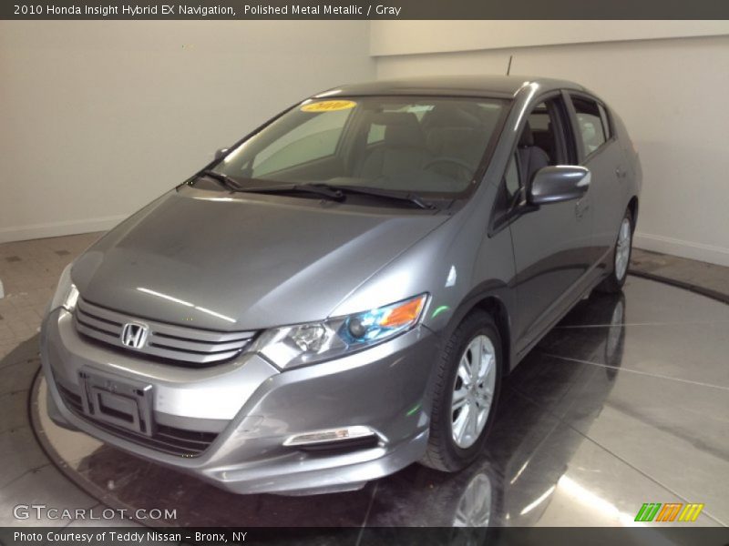 Polished Metal Metallic / Gray 2010 Honda Insight Hybrid EX Navigation