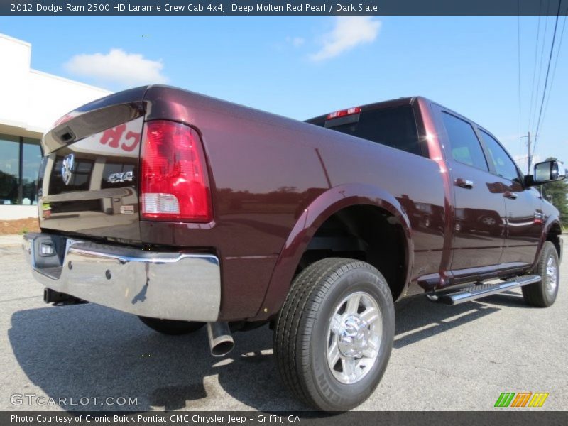 Deep Molten Red Pearl / Dark Slate 2012 Dodge Ram 2500 HD Laramie Crew Cab 4x4