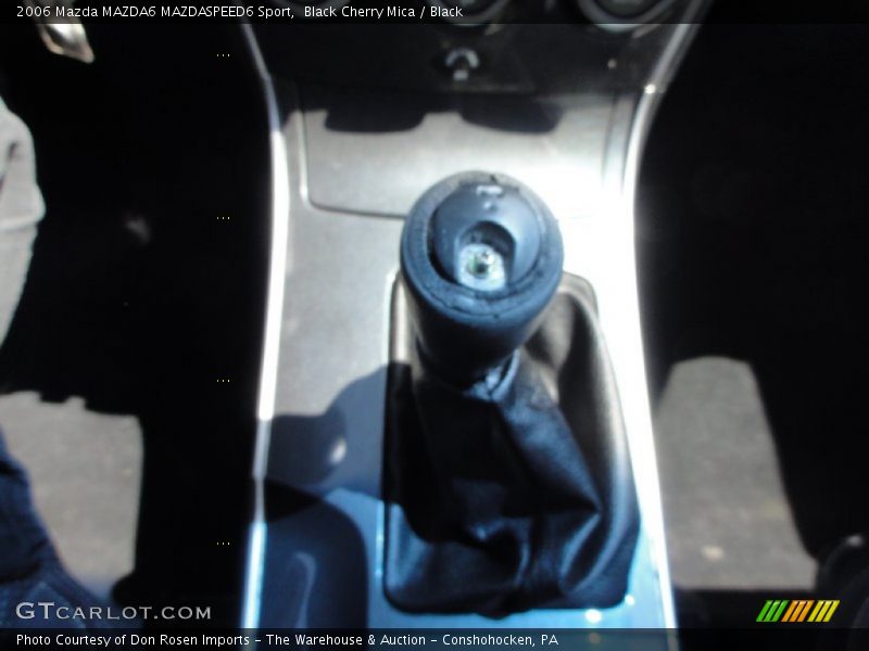 Black Cherry Mica / Black 2006 Mazda MAZDA6 MAZDASPEED6 Sport