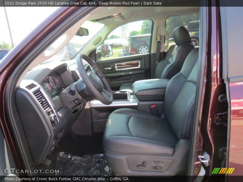 Deep Molten Red Pearl / Dark Slate 2012 Dodge Ram 2500 HD Laramie Crew Cab 4x4