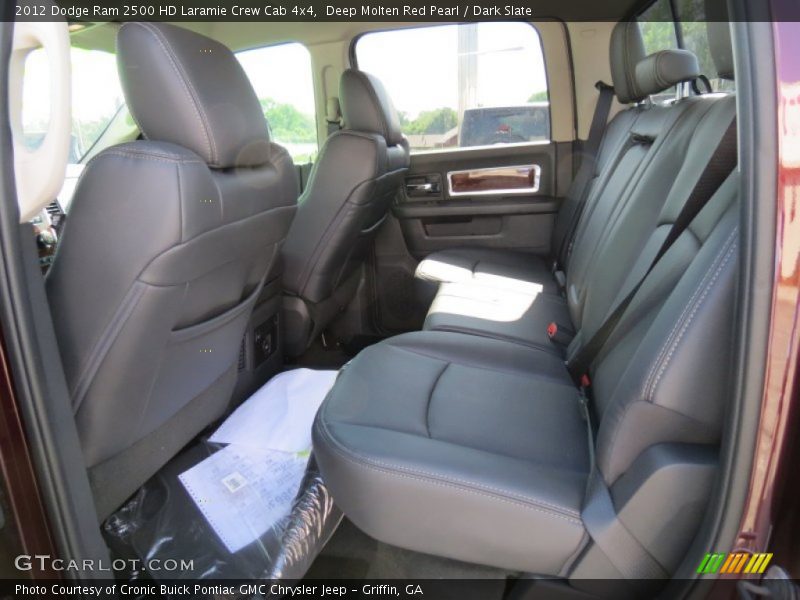 Deep Molten Red Pearl / Dark Slate 2012 Dodge Ram 2500 HD Laramie Crew Cab 4x4