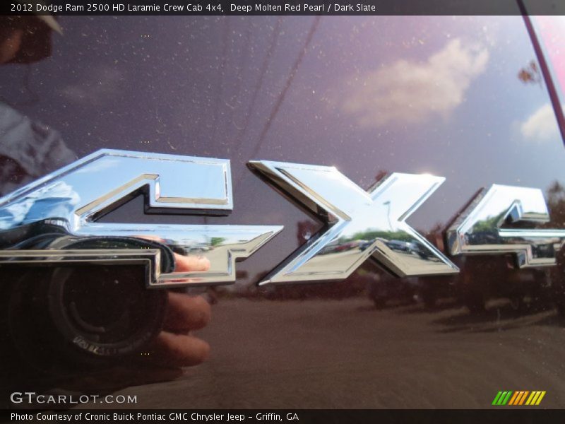 Deep Molten Red Pearl / Dark Slate 2012 Dodge Ram 2500 HD Laramie Crew Cab 4x4