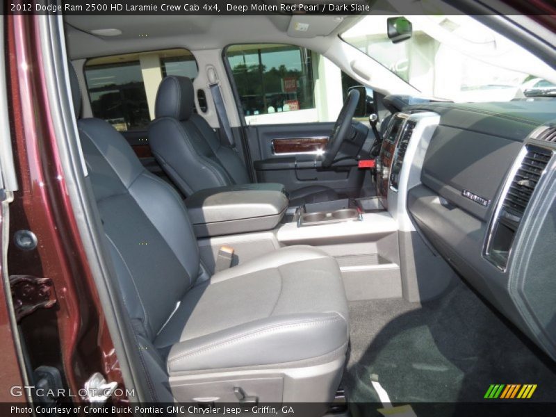 Deep Molten Red Pearl / Dark Slate 2012 Dodge Ram 2500 HD Laramie Crew Cab 4x4