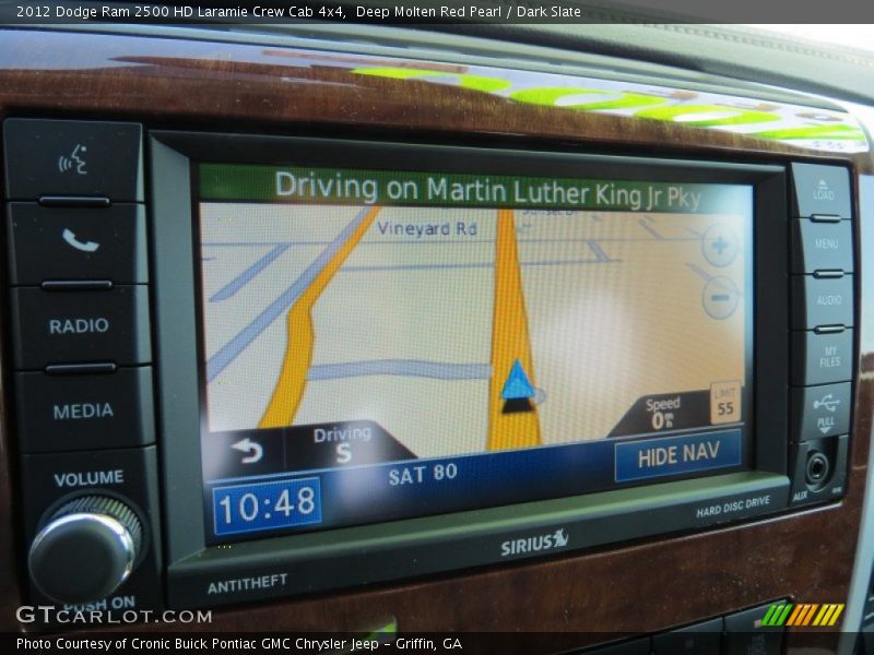 Deep Molten Red Pearl / Dark Slate 2012 Dodge Ram 2500 HD Laramie Crew Cab 4x4