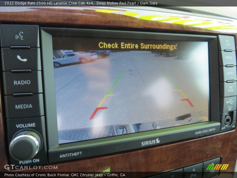 Deep Molten Red Pearl / Dark Slate 2012 Dodge Ram 2500 HD Laramie Crew Cab 4x4