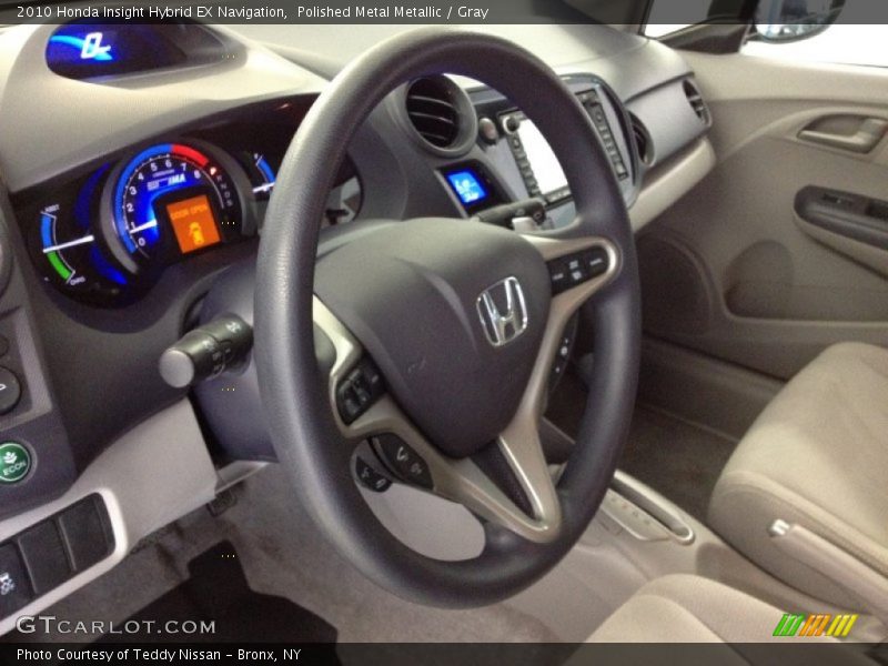 Polished Metal Metallic / Gray 2010 Honda Insight Hybrid EX Navigation