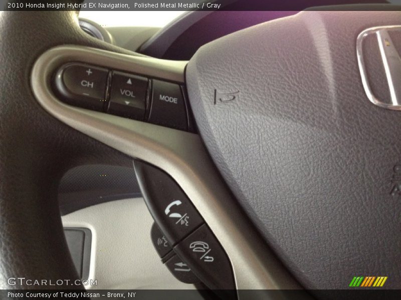 Polished Metal Metallic / Gray 2010 Honda Insight Hybrid EX Navigation