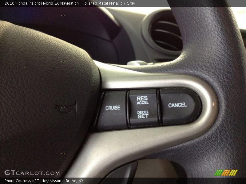 Polished Metal Metallic / Gray 2010 Honda Insight Hybrid EX Navigation