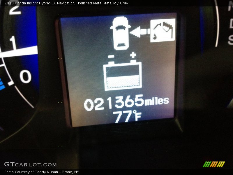 Polished Metal Metallic / Gray 2010 Honda Insight Hybrid EX Navigation