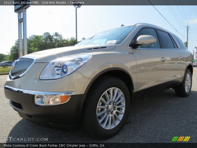 Gold Mist Metallic / Cashmere 2012 Buick Enclave FWD