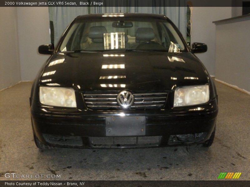 Black / Beige 2000 Volkswagen Jetta GLX VR6 Sedan