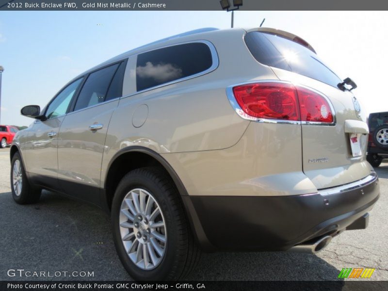 Gold Mist Metallic / Cashmere 2012 Buick Enclave FWD