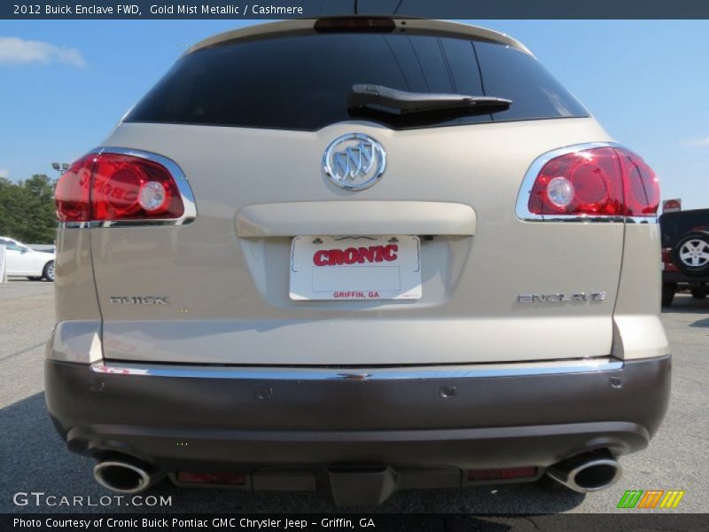 Gold Mist Metallic / Cashmere 2012 Buick Enclave FWD