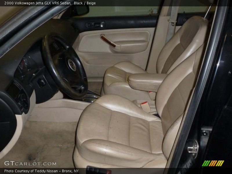 Black / Beige 2000 Volkswagen Jetta GLX VR6 Sedan