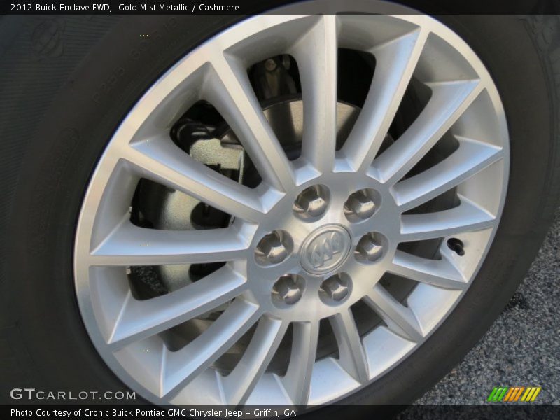 Gold Mist Metallic / Cashmere 2012 Buick Enclave FWD