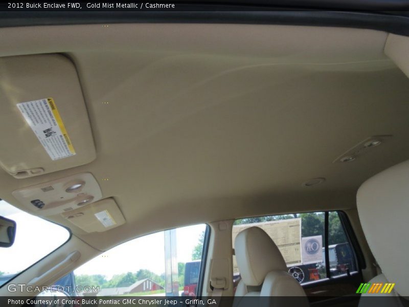 Gold Mist Metallic / Cashmere 2012 Buick Enclave FWD